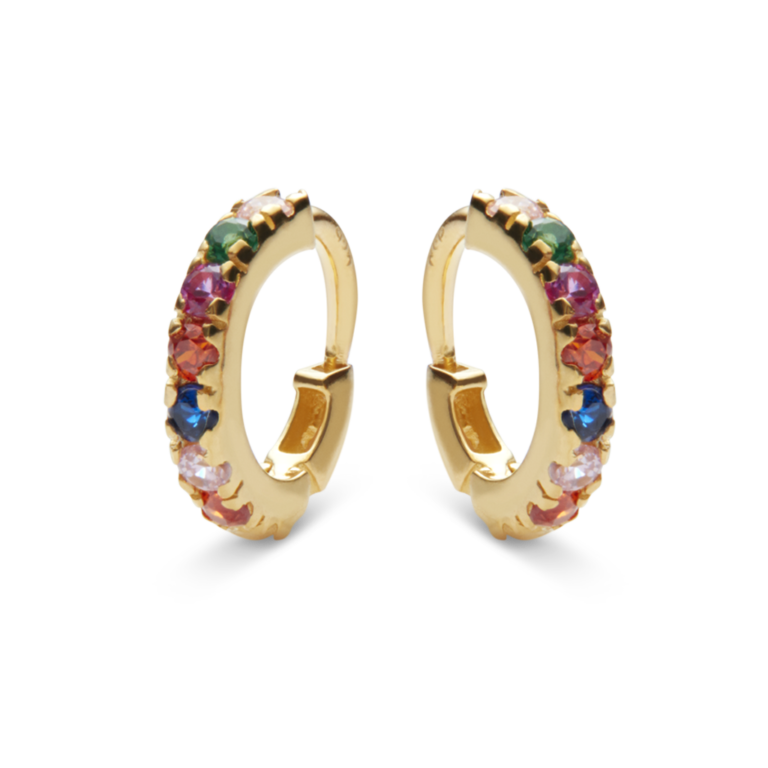 Maanesten Nubia color øreringe - Guld - Bahne